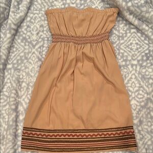 Stylish Tan Kids Dress